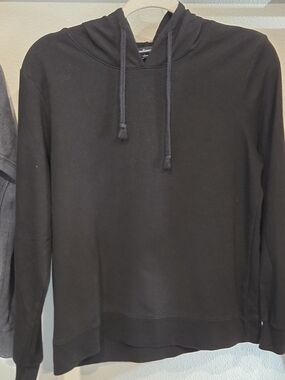 Ambiance Black Men's Pullover Hoodie with Drawstring